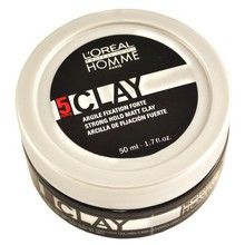 L'Oreal Professionnel Homme Clay Strong Hold 50ml