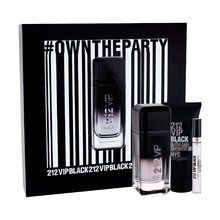 Carolina Herrera 212 VIP Men Black Eau de Parfum gift set 100ml, shower gel 100ml and miniature Eau de Parfum 10ml