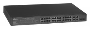 TP-LINK T1500-28PCT v1 28port Managed L2 Fast Ethernet (10/100) Power over Ethernet (PoE) 1U Black