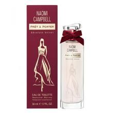 Naomi Campbell Pret and Porter Absolute Velvet Eau de Toilette 50ml
