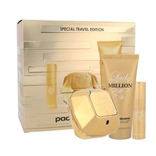 Paco Rabanne Lady Million EDP 80ml & Body Lotion 100ml & Miniature EDP 10ml Gift Set