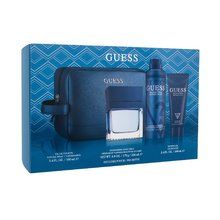 Guess Seductive Blue for Men Gift Set Eau de Toilette 100ml, Shower Gel 100ml, deospray 226ml and Cosmetic Bag