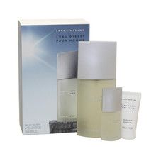 Issey Miyake L'Eau D'Issey pour Homme Gift Set 125ml Eau de Toilette, L'Eau D'Issey pour Homme Eau de Toilette 15ml shower gel and L'Eau D'Issey pour Homme 30ml