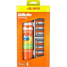 Gillette Gillette Fusion Set 8pcs + 1Gel 