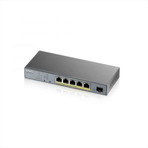 ZyXEL GS1350-6HP 6-Port Managed CCTV PoE Switch
