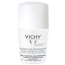 Vichy Antiperspirant Deodorant-48h roll-on for sensitive or depilated skin (Soothing Anti-perspirant) 50ml 