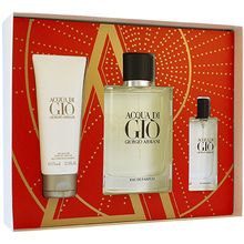 Armani Acqua Di Gio Man Eau de Parfum Gift Set Eau de Parfum 125ml, Shower Gel 75ml and Miniature Eau de Parfum 15ml