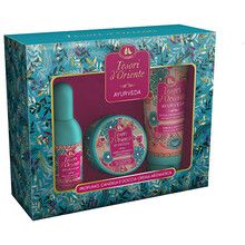 Tesori d'Oriente Ayurveda Gift Set Eau de Parfum 100ml, Shower Gel 250ml and candle 109 g