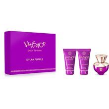 Versace Dylan Purple pour Femme Gift Set Eau de Parfum 50ml, Body Lotion 50ml Shower Gel 50ml