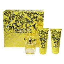 Versace Yellow Diamonds EDT 50ml & Shower Gel 50ml & Body Lotion 50ml Gift Set