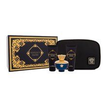  Versace Dylan Blue pour Femme Gift Set Eau de Parfum 100ml, Body Lotion 100ml, Shower Gel 100ml and Cosmetic Bag