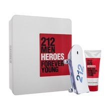  Carolina Herrera 212 Men Heroes Gift Set Eau de Toilette 90ml Shower Gel 100ml