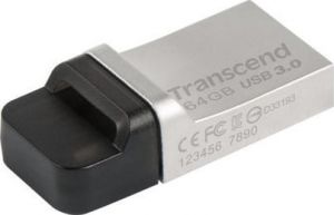 Transcend Jetflash 880 32GB On-The-Go USB 3.0 Silver (TS32GJF880S)