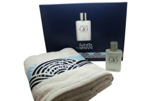 Armani Acqua di Gio Man100ml EDT & towel Armani Gift Set