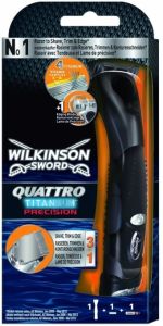 Wilkinson Quattro Titanium Precision Carbon - Shaver for men